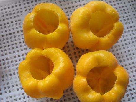 Organic IQF Zamrożony Żółty Słodki Papryka Płytki Cięte kostki kostki Zamrażanie Zdrowy naturalny chiński