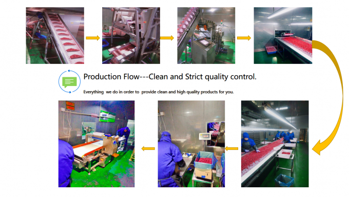 BRC, KOSHER, HALAL, IFS, BSCI Mrożona żurawina z bor&oacute;wką brusznicą IQF 100% Naturalny dżem owocowy Opakowanie zbiorcze z 2-letnim terminem przydatności Wiadro 3